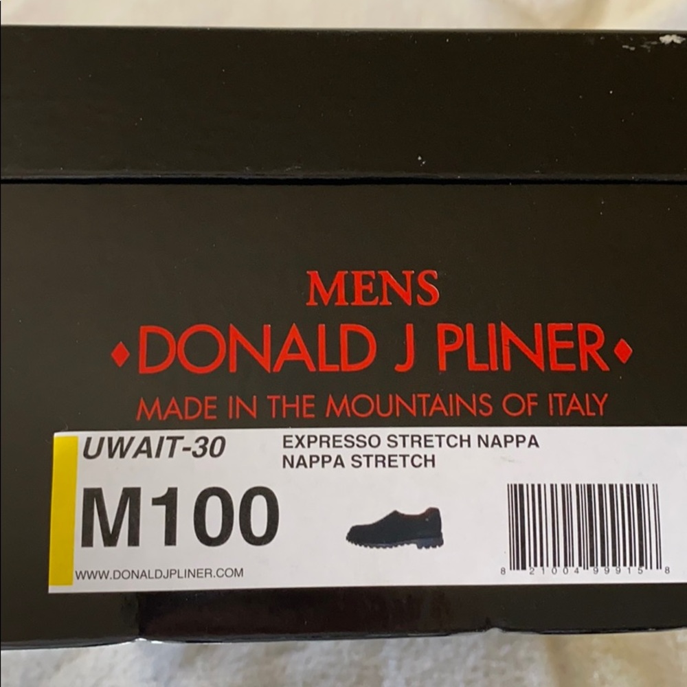Donald J Pliner “Expresso Stretch Nappa” Loafers